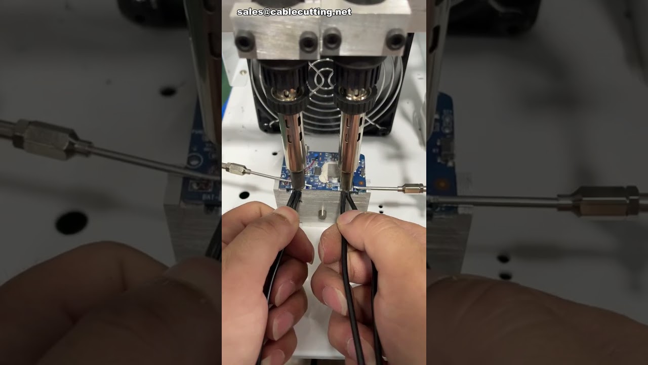Dual-Gun Soldering Machine for Battery Connector Plate Welding