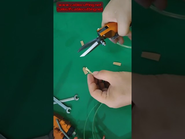 Pneumatische Handschaar voor Draadknippen – Industrieel Persplaatttype