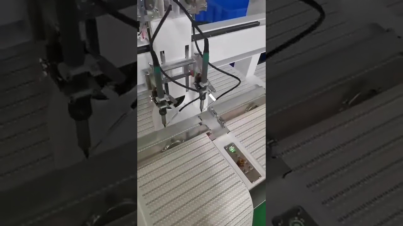 High-Frequency Heating 4-Axis Dual-Station Automatic Soldering Machine for Transformer and Relay