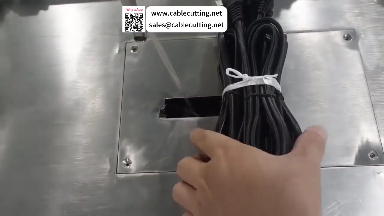 Automatische stroomkabelbindmachine  Hogesnelheidsbind- en verpakkingsverwerkingsapparatuur