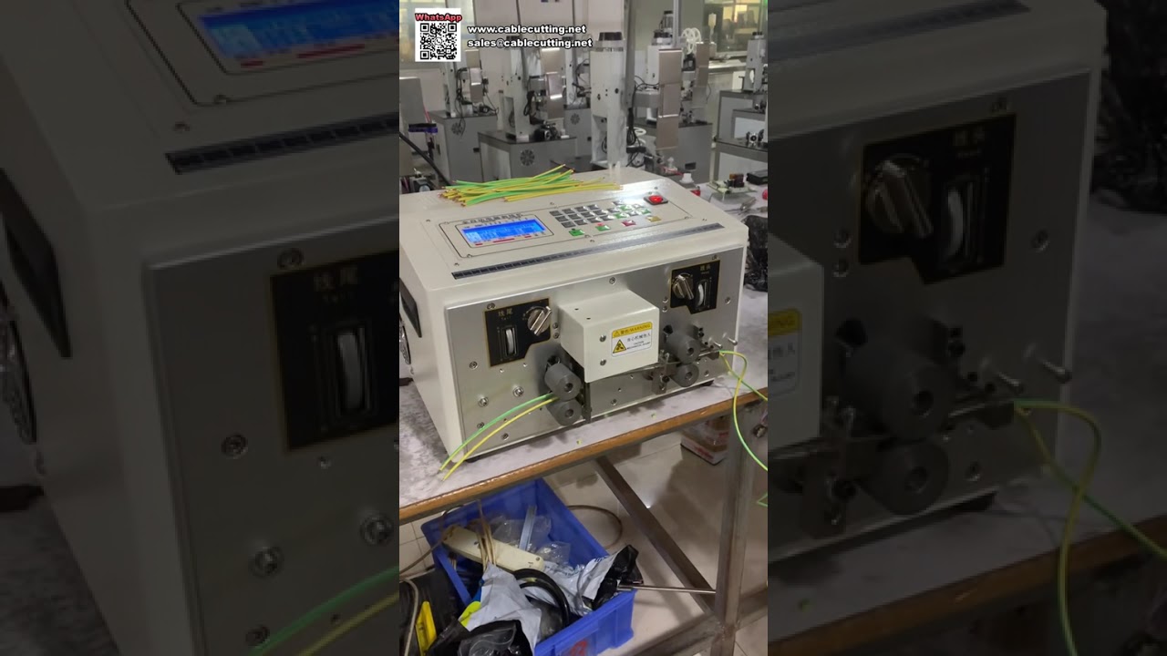 Geautomatiseerde automatische draadstripmachine zonder handmatige instelling, precies snijden, hoge efficiëntie