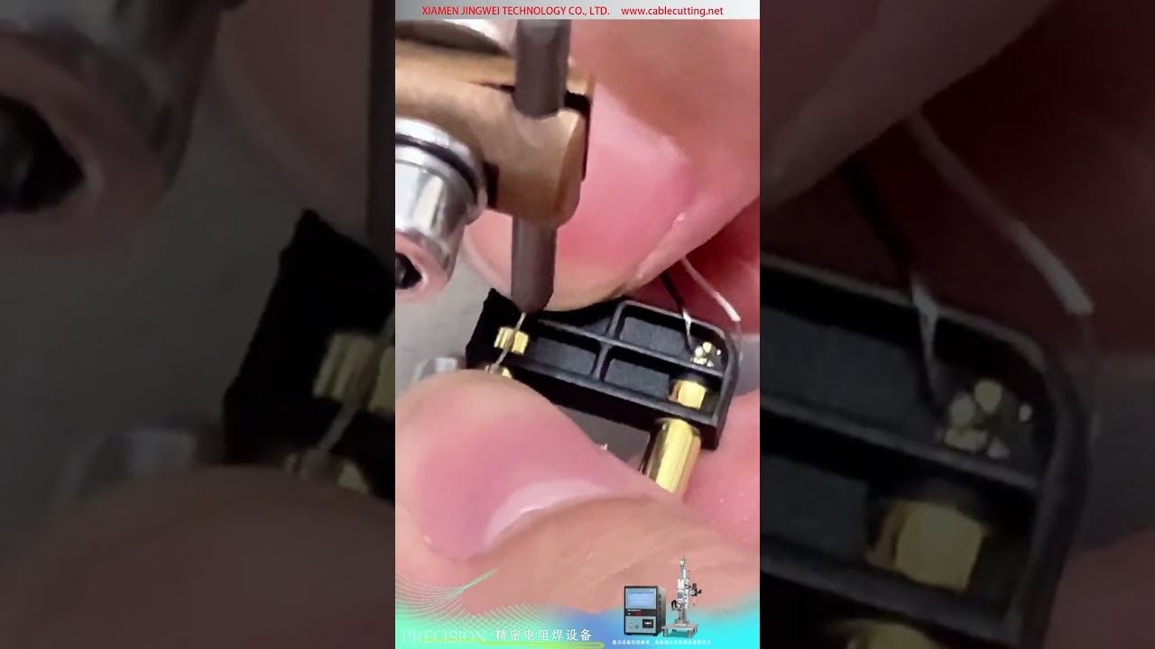 Precisieweerstandlasmachine voor elektrische connector ronde pinplugterminal en kabel