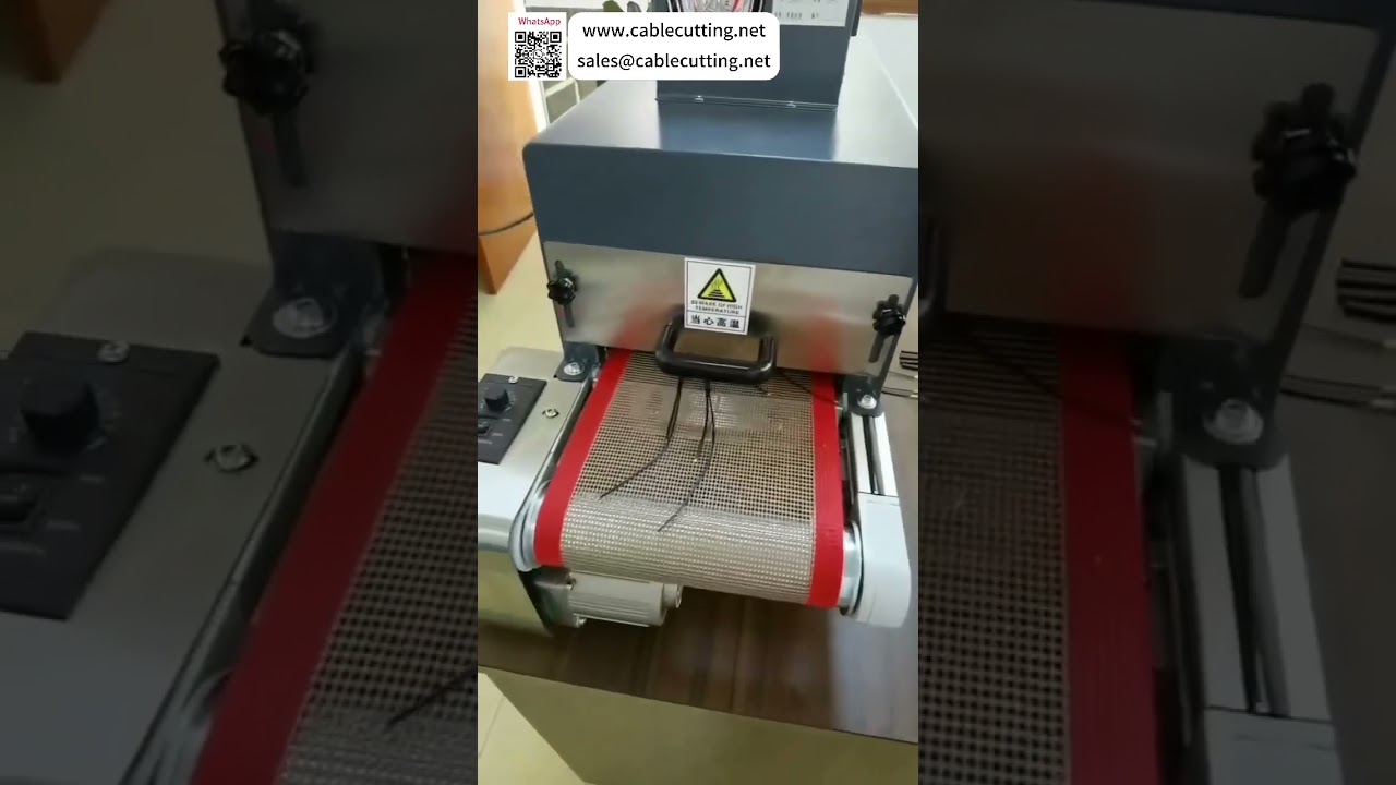 Compacte desktop heat shrink tube bakmachine voor handige en flexibele verplaatsbare opstelling