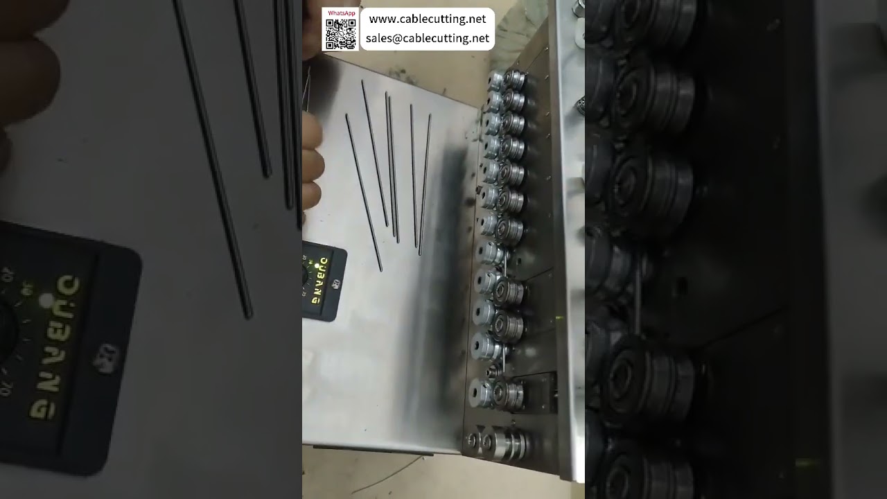 Hoogwaardige elektrische metaalstaafrichtmachine voor het nauwkeurig nivelleren van fijn aluminiummateriaal van 2 mm
