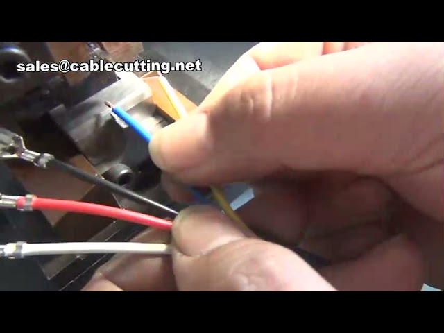 Automatische kabel- en terminalkrimpmachine – Krachtige industriële krimpmachine