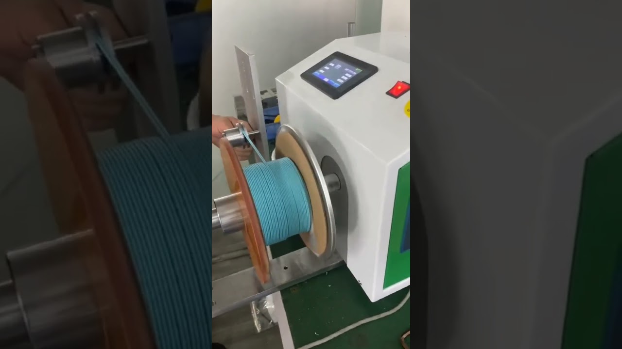 Automatische glasvezelkabel sorteer- en opwindmachine | Efficiënt & knoopvrij #fabriek #machine