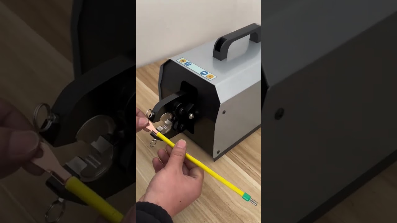 Powerful Pneumatic Terminal Crimping Machine for Open Lugs Up to 300A