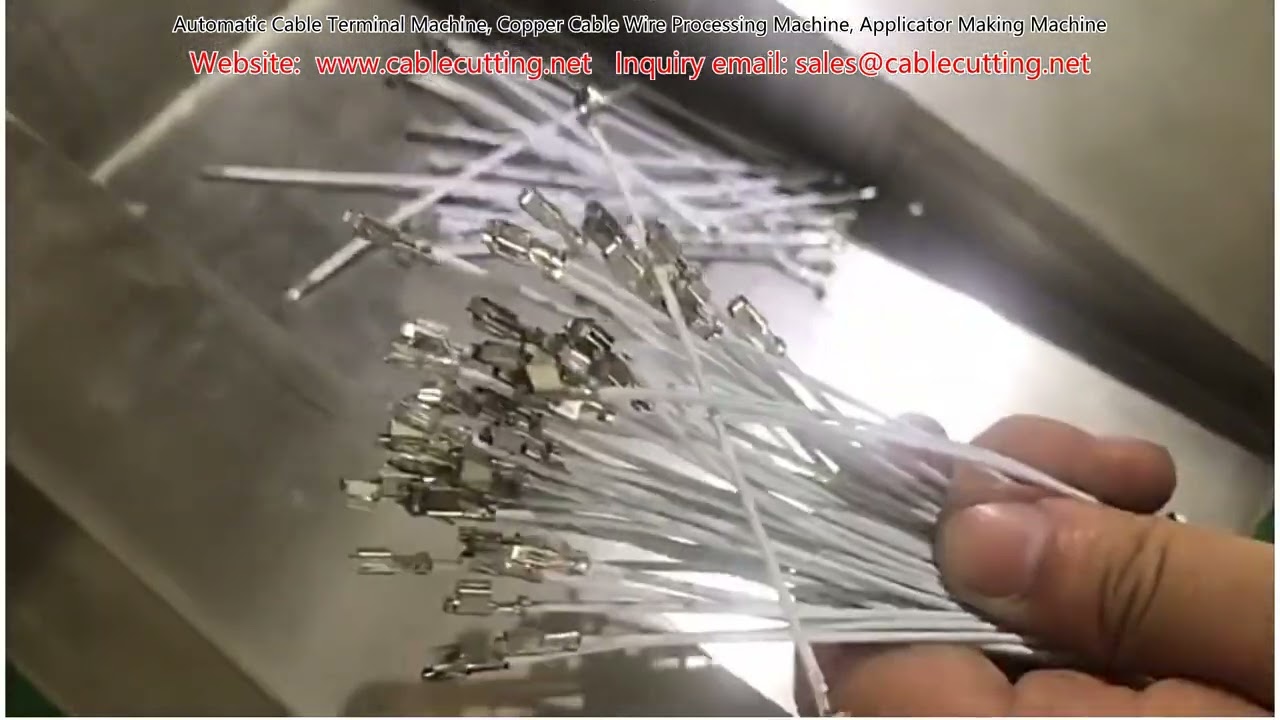 Automatic Cable Terminal Machine, Copper Wire Processing & Applicator Making Machine