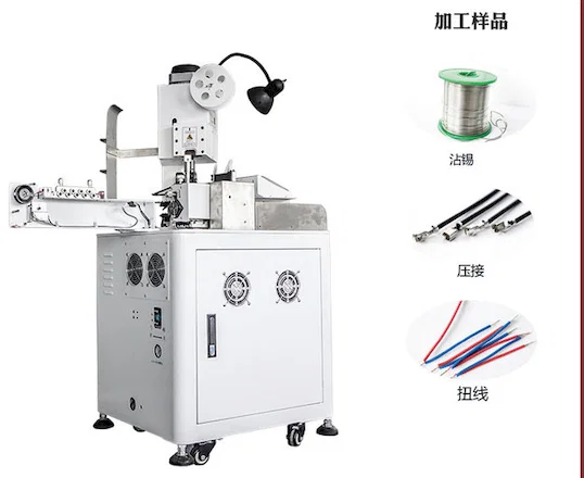 Automatische Enkelzijdige Kabel Krimp-, Twist- en Vertinmachine WPM-151