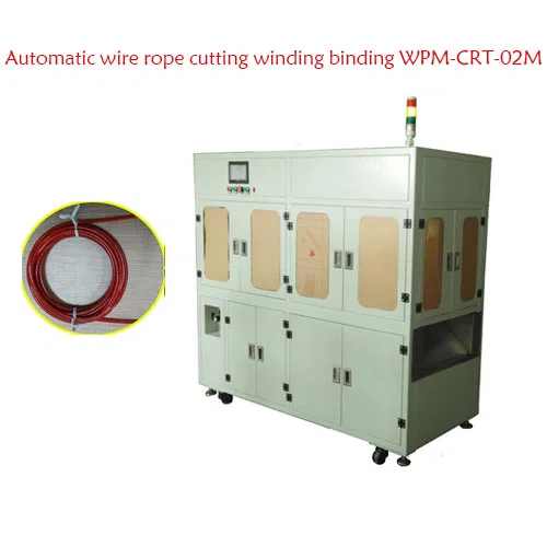 Automatische Staalkabel Knip-, Oprol- en Bindmachine WPM-CRT-02M