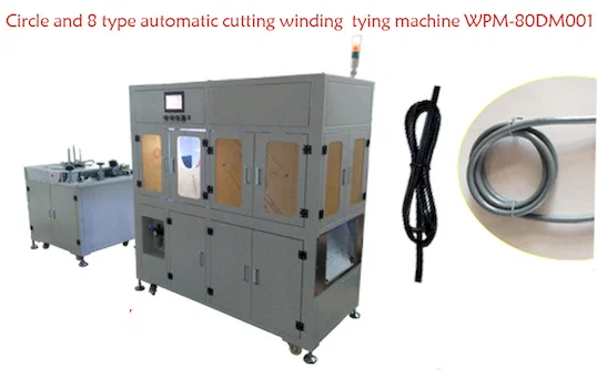 Automatische Cirkel/Figuur-8 Knip-, Oprol- en Bindmachine WPM-80DM001