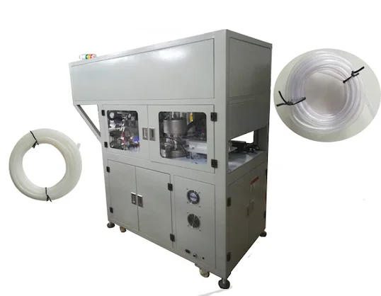 PE/PVC Buis Knip-, Oprol- en Bindmachine WPM-02SL