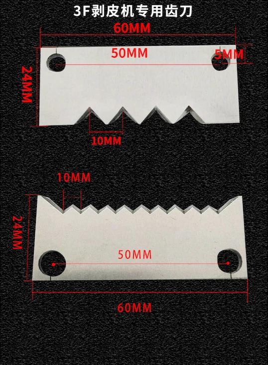 Verticale Draadstripper Messen